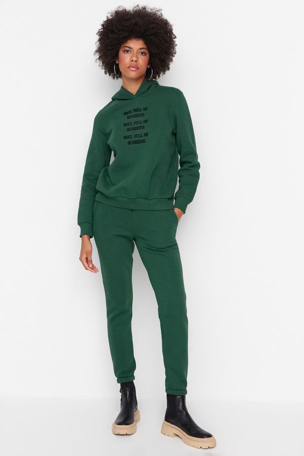 Trendyol Trendyol Green Basic Jogger Raised Knitted Sweatpants