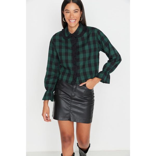 Trendyol Trendyol Green Check Shirt