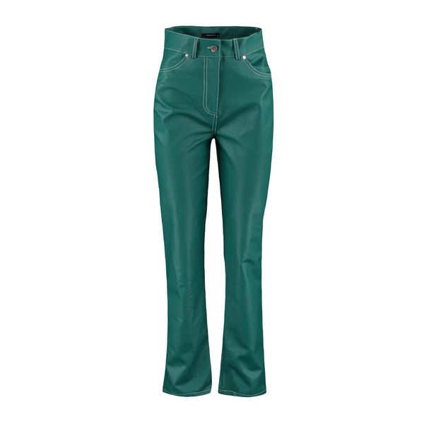 Trendyol Trendyol Green Faux Leather Pants