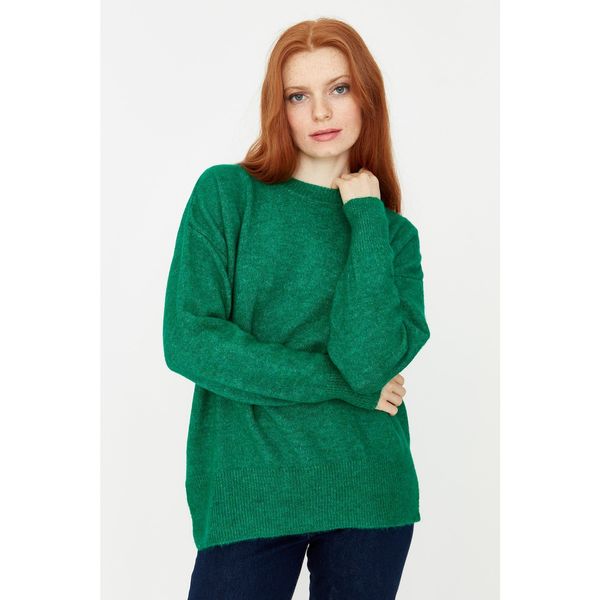 Trendyol Trendyol Green Oversize Knitwear Sweater