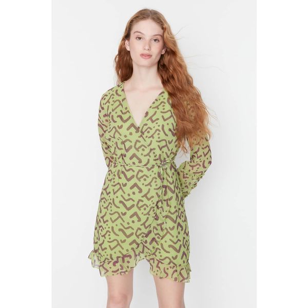 Trendyol Trendyol Green Patterned Dress