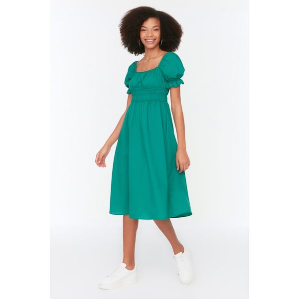 Trendyol Trendyol Green Square Collar Dress
