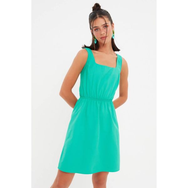 Trendyol Trendyol Green Square Collar Dress