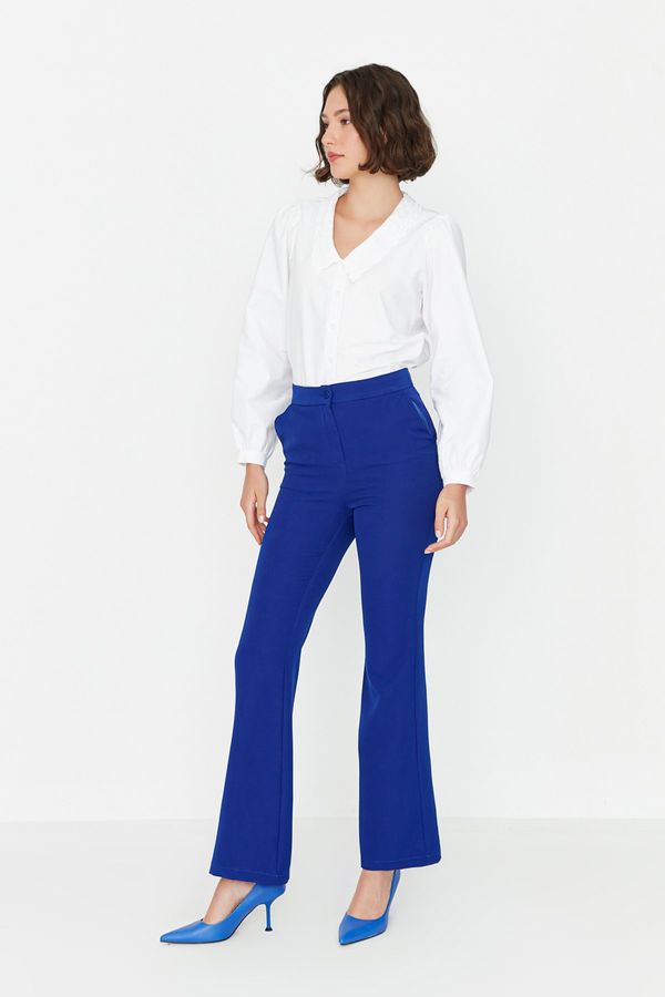 Trendyol Trendyol Indigo Flare Fit Trousers