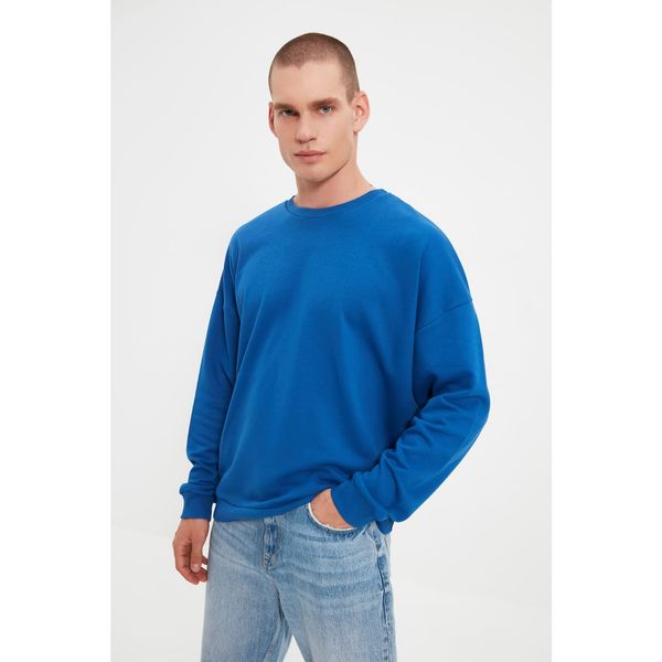 Trendyol Trendyol Indigo Men's Oversize Fit Sweatshirt