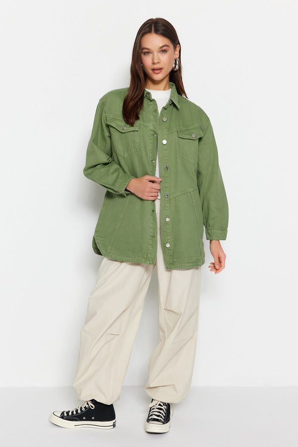 Trendyol Trendyol Jacket - Green - Regular fit