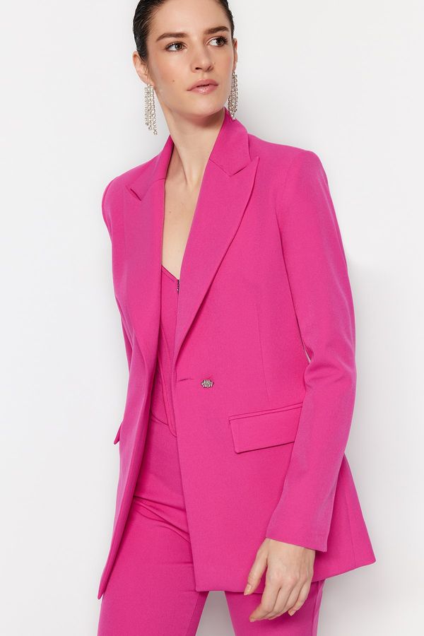 Trendyol Trendyol Jacket - Pink - Fitted