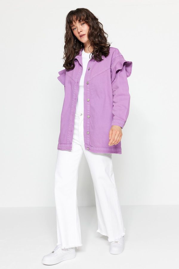 Trendyol Trendyol Jacket - Purple - Regular fit