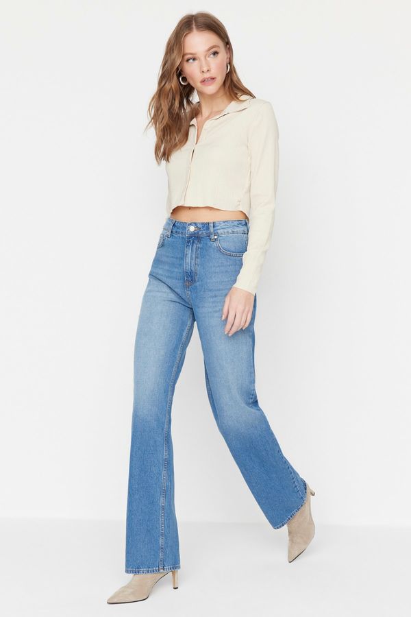 Trendyol Trendyol Jeans - Blue - Wide leg