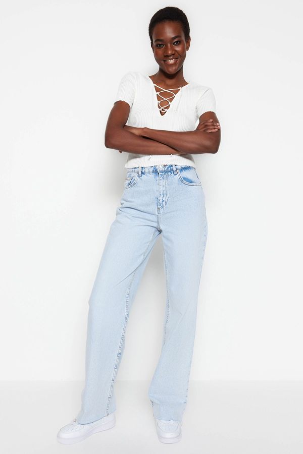 Trendyol Trendyol Jeans - Blue - Wide leg