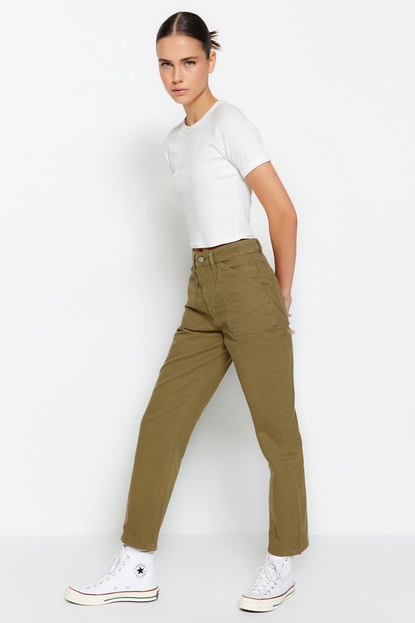 Trendyol Trendyol Jeans - Khaki - Straight