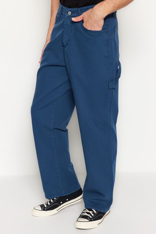 Trendyol Trendyol Jeans - Navy blue - Wide leg