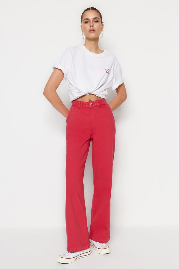 Trendyol Trendyol Jeans - Pink - Wide leg