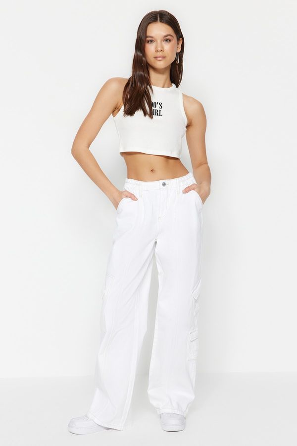 Trendyol Trendyol Jeans - White - Wide leg