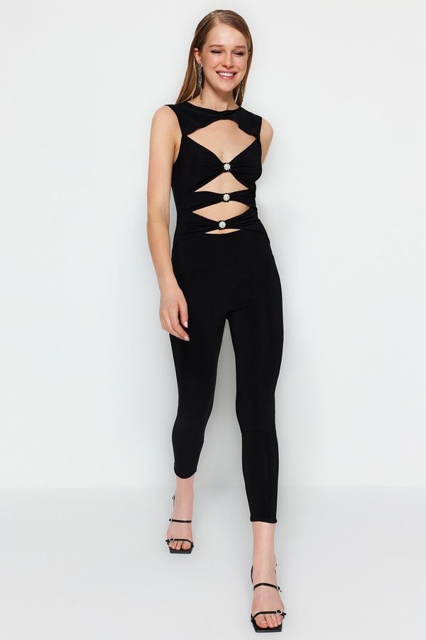 Trendyol Trendyol Jumpsuit - Black - Fitted