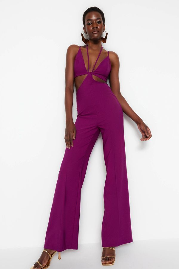 Trendyol Trendyol Jumpsuit - Purple - Fitted