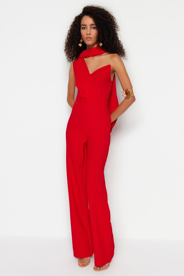 Trendyol Trendyol Jumpsuit - Red - Fitted