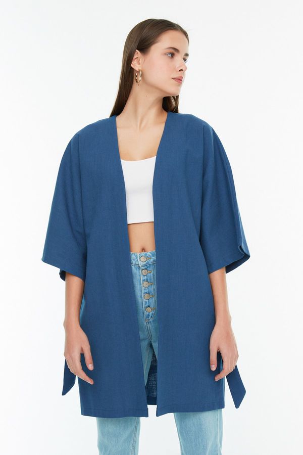 Trendyol Trendyol Kimono & Caftan - Blue - Relaxed fit