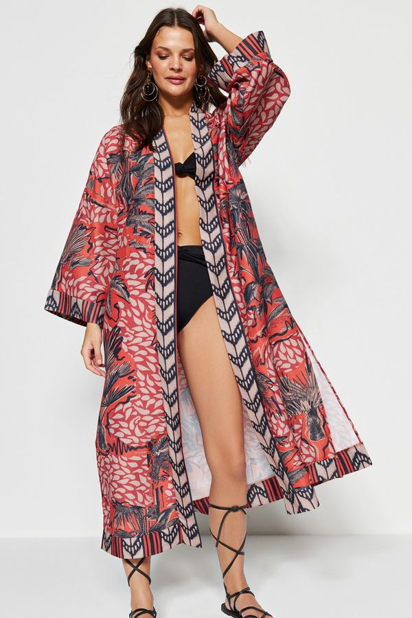 Trendyol Trendyol Kimono & Caftan - Brown - Regular fit