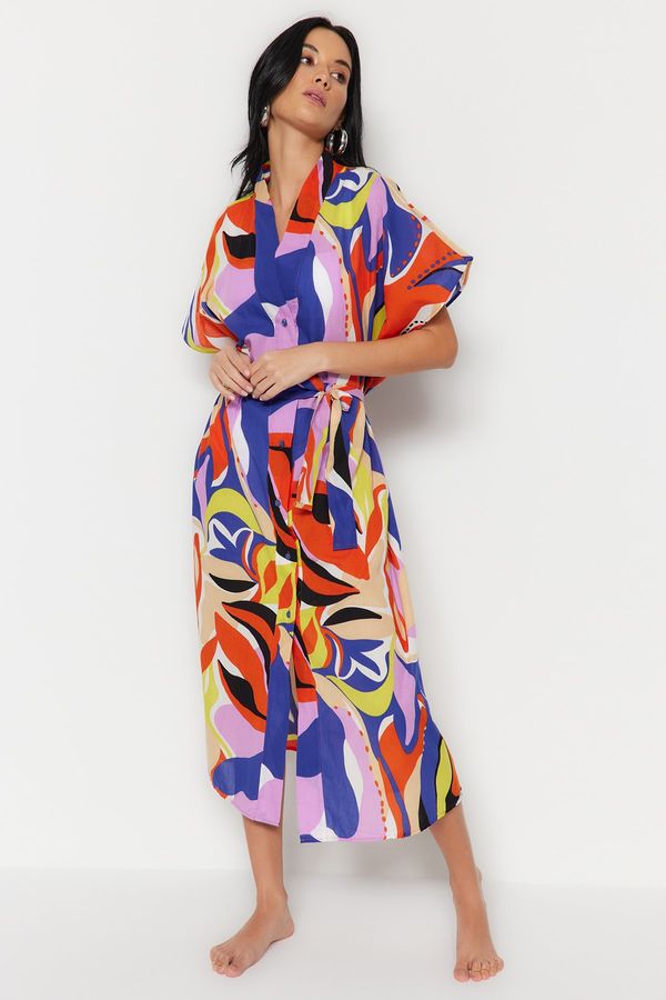 Trendyol Trendyol Kimono & Caftan - Multi-color - Oversize