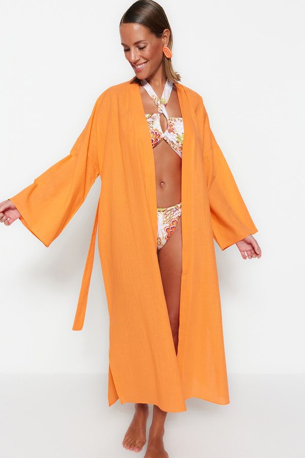 Trendyol Trendyol Kimono & Caftan - Orange - Relaxed fit