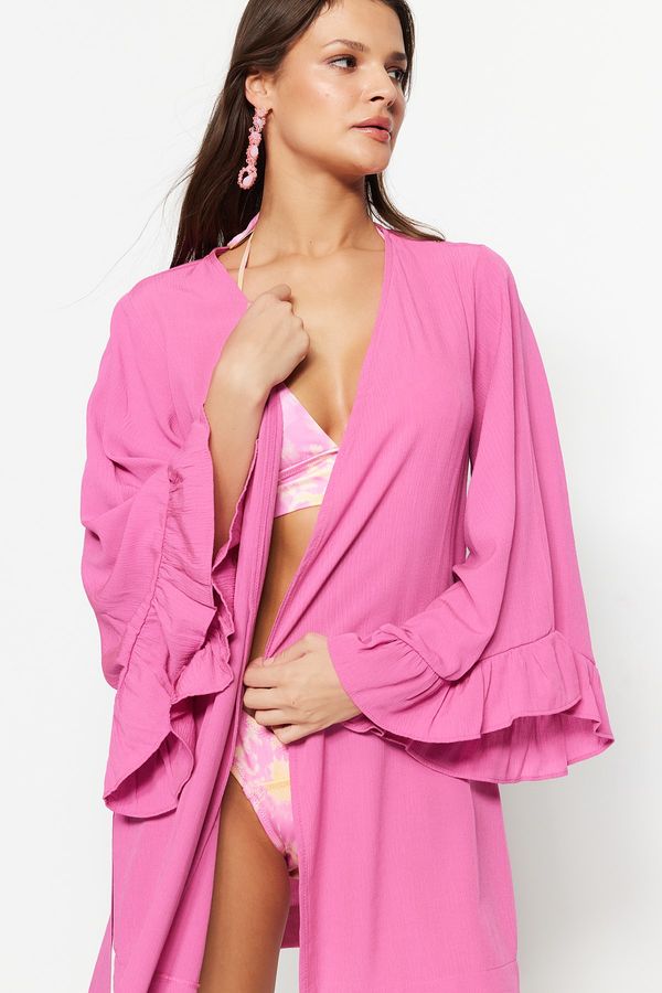 Trendyol Trendyol Kimono & Caftan - Pink - Relaxed fit