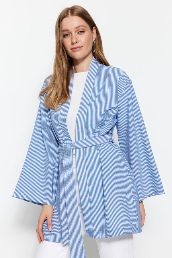 Trendyol Trendyol Kimono & Kaftan - Blue - Relaxed fit