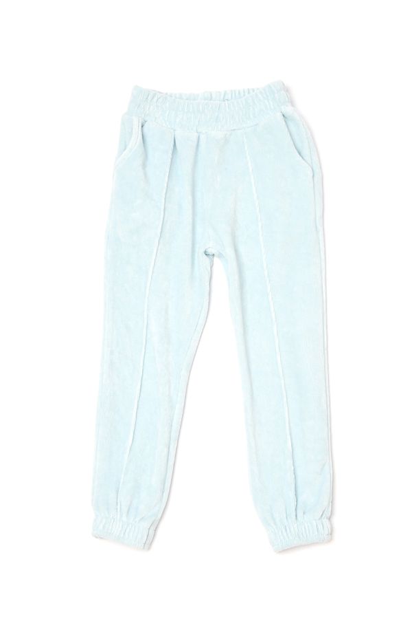 Trendyol Trendyol Light Blue Jogger Girl Velvet Knitted Sweatpants