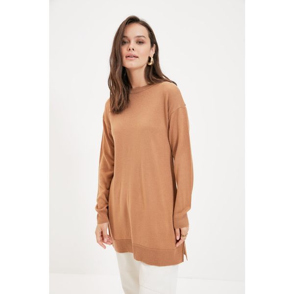 Trendyol Trendyol Light Brown Knitwear Sweater