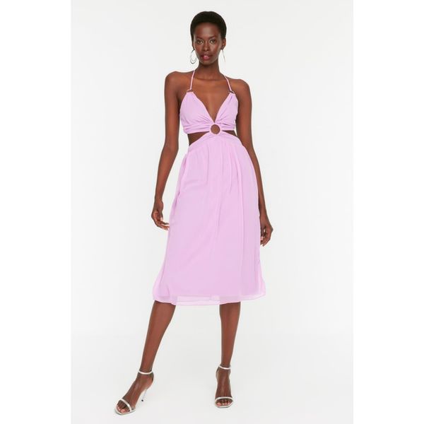 Trendyol Trendyol Lilac Accessory Detailed Dress