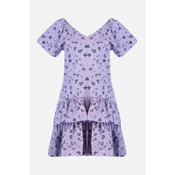 Trendyol Trendyol Lilac Petite Ruffle Dress