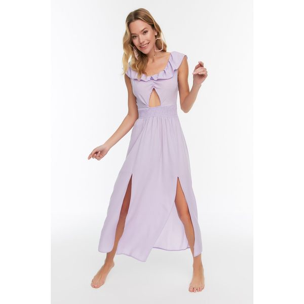 Trendyol Trendyol Lilac Slit Detailed Dress