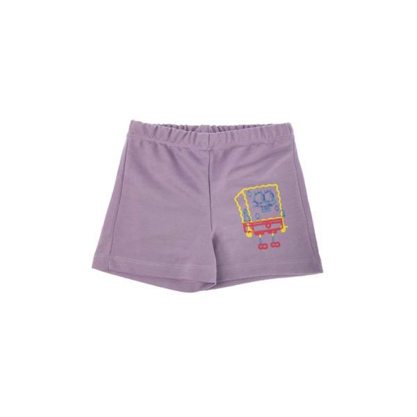 Trendyol Trendyol Lilac SpongeBob Licensed Girl Knitted Shorts & Bermuda