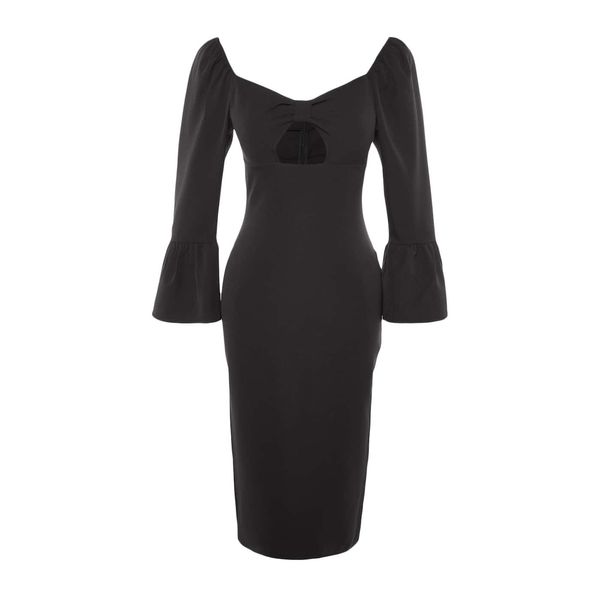 Trendyol Trendyol Limited Edition Black Cut Out Detailed Dress