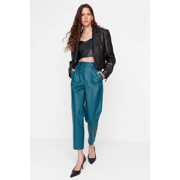 Trendyol Trendyol Limited Edition Oil Front Buttoned Trousers