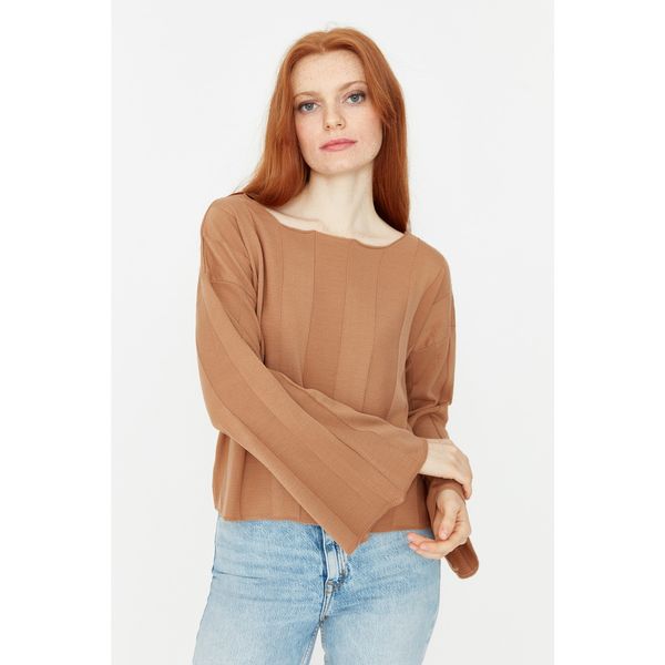 Trendyol Trendyol Mink Oversize Knitwear Sweater