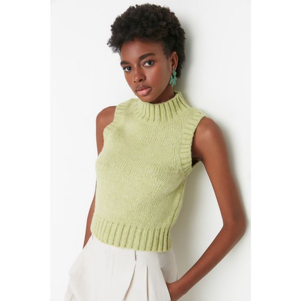 Trendyol Trendyol Mint Crop Knitwear Sweater