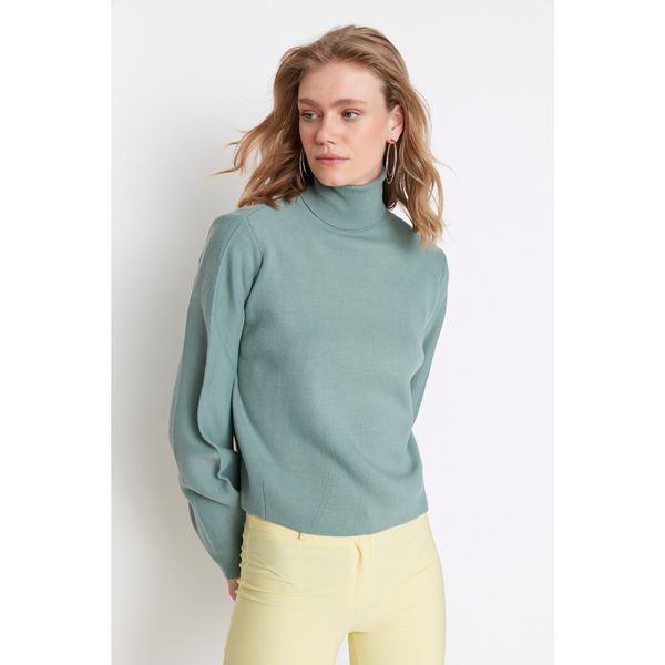 Trendyol Trendyol Mint Turtleneck Knitwear Sweater