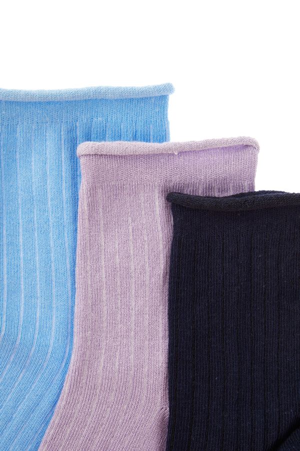 Trendyol Trendyol Multi Color 3-Pack Knitted Socks