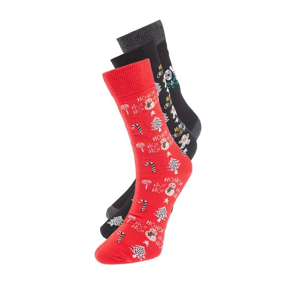 Trendyol Trendyol Multicolor Men's 3-Pack Socket Christmas Socks