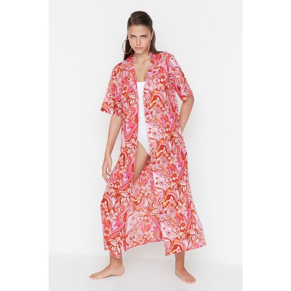 Trendyol Trendyol Multicolored Floral Print Beach Dress