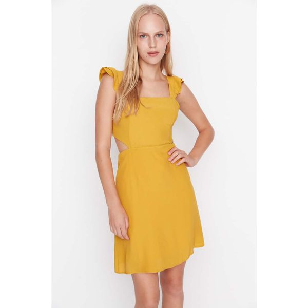 Trendyol Trendyol Mustard Back Detailed Dress