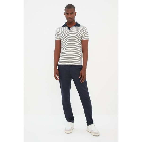 Trendyol Trendyol Navy Blue Men Regular Fit Chino Trousers