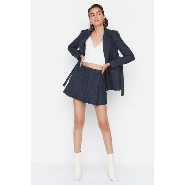 Trendyol Trendyol Navy Pleated Skirt