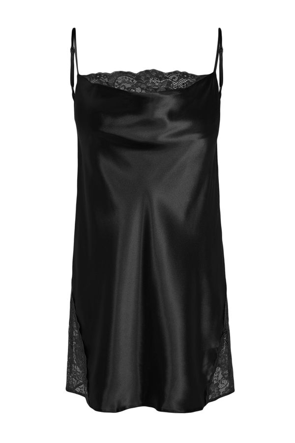 Trendyol Trendyol Nightgown - Black - Basic