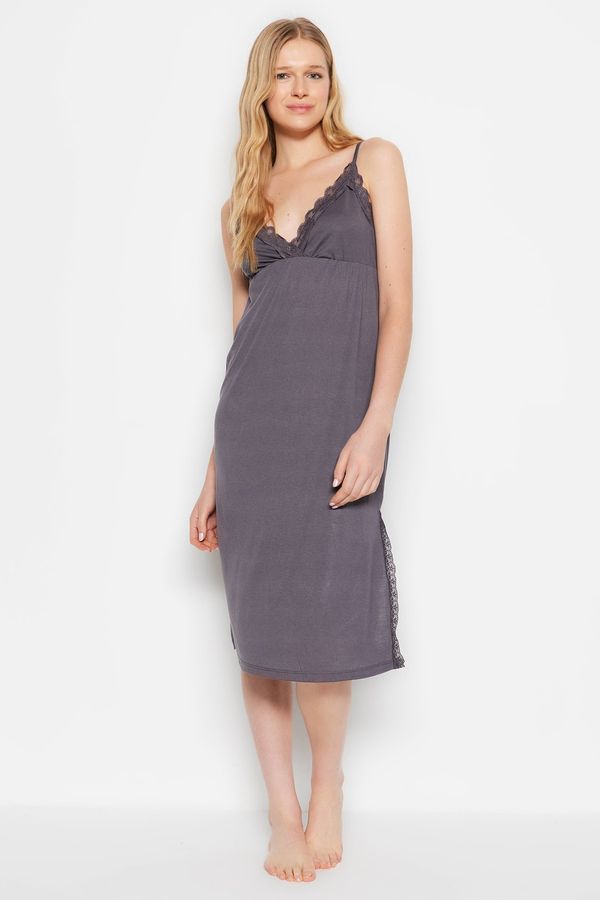 Trendyol Trendyol Nightgown - Gray - Basic