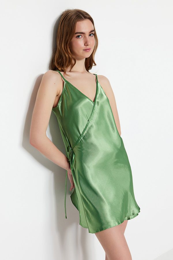 Trendyol Trendyol Nightgown - Green - Basic