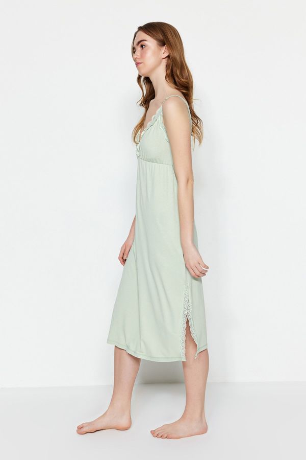 Trendyol Trendyol Nightgown - Green - Basic