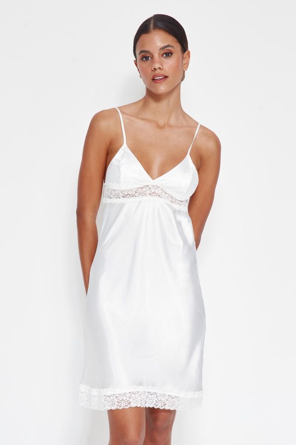 Trendyol Trendyol Nightgown - White - A-line