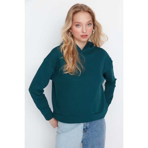 Trendyol Trendyol Oil Basic Knitted Sweatshirt